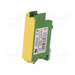 1 pcs x PAWBOL - E.4094/Ż-Z - Splice terminal: distribution block, ways: 1, terminals: 5, ABS