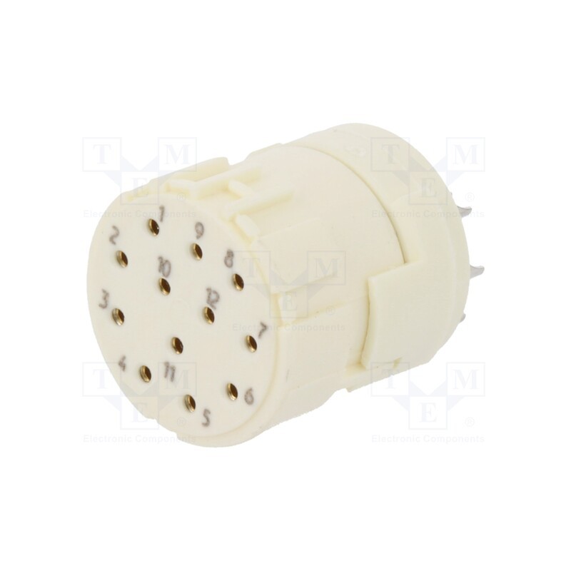 1 pcs x HARTING - 9151122702 - Connector: M23, contact insert, PIN: 12, female, soldering, 200V, 8A