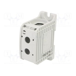 1 pcs x SIMET - 81201002 - Splice terminal: rail, 185mm2, ways: 1, terminals: 2, grey, STB, TS35