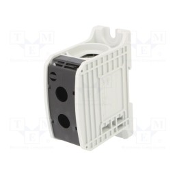 1 pcs x SIMET - 81201007 - Splice terminal: rail, 185mm2, ways: 1, terminals: 2, black, STB