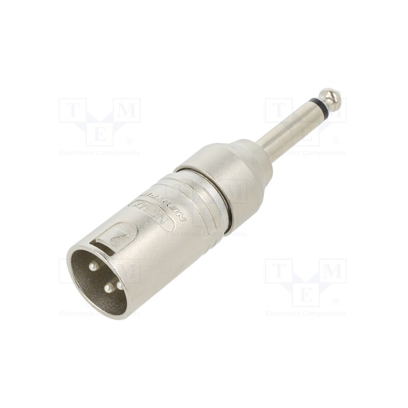1 pcs x NEUTRIK - NA2MP - ADAPTER XLRM 2POLE PLUG