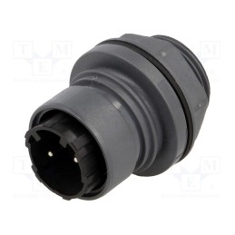 1 pcs x BULGIN - PXP6012/02P/ST - Connector: circular, socket, male, PIN: 2, Buccaneer 6000, UL94V-0