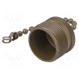 1 pcs x AMPHENOL - 97-60-18P - Protection cover, size 18, 97, aluminium alloy, olive, -55÷125°C