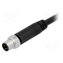 1 pcs x AMPHENOL LTW - 8-03AMMM-SL7A05 - Connector: M8, 5m, male, PIN: 3, straight, plug, 3A, IP67, 60V