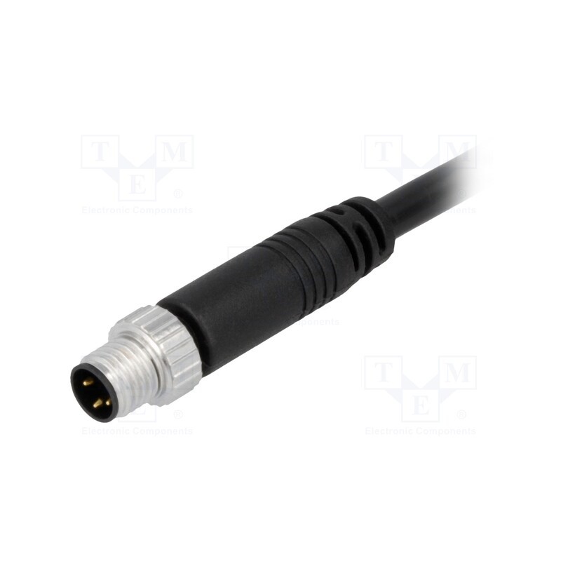 1 pcs x AMPHENOL LTW - 8-03AMMM-SL7A05 - Connector: M8, 5m, male, PIN: 3, straight, plug, 3A, IP67, 60V