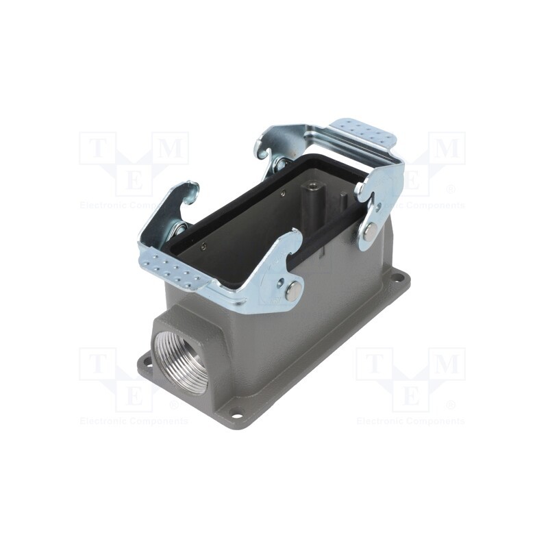 1 pcs x DEGSON ELECTRONICS - D16B-SF-2L-PG21 - Enclosure: for HDC connectors, size D16B, with double latch