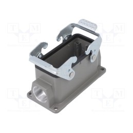 1 pcs x DEGSON ELECTRONICS - D16B-SF-2L-M25 - Enclosure: for HDC connectors, size D16B, with double latch