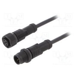 1 pcs x AMPHENOL LTW - MSBP05ML-SBPFL-SB001 - Cable: for sensors/automation, PIN: 5, M12-M12, B code-Profibus