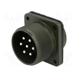 1 pcs x AMPHENOL - DS3102A 20-15P - Connector: circular, size 20, MS/DS, aluminium alloy, olive, PIN: 7