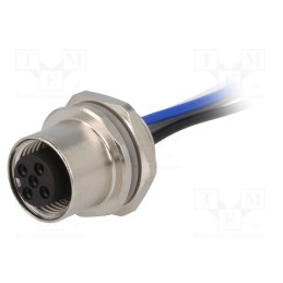 1 pcs x TE Connectivity - T4171310005-001 - Socket, M12, PIN: 5, female, A code-DeviceNet / CANopen, cables