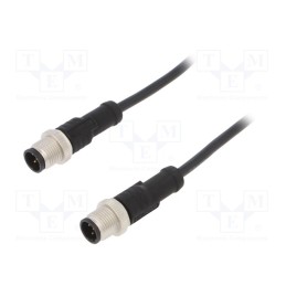 1 pcs x AMPHENOL LTW - M12B05ML-12BML-SB001 - Cable: for sensors/automation, PIN: 5, M12-M12, B code-Profibus