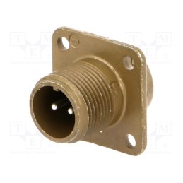 1 pcs x AMPHENOL - 97-3102A-10SL-4P - Connector: circular, size 10SL, 97, aluminium alloy, olive, socket