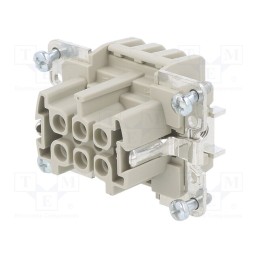 1 pcs x LAPP - 10401000 - Connector: HDC, contact insert, female, EPIC H-BE, PIN: 6, 6+PE