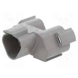 1 pcs x BULGIN - PX0113P03GY - Transition: T adapter, PX0, PIN: 3, grey, -20÷150°C, IP68