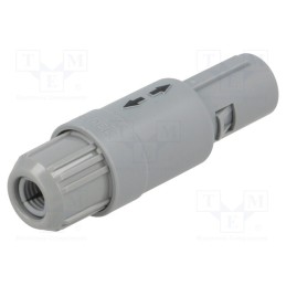 1 pcs x LEMO - PAG.M0.2GL.AC65G - Connector: circular, 1P, plug, male, PIN: 2, soldering, for cable