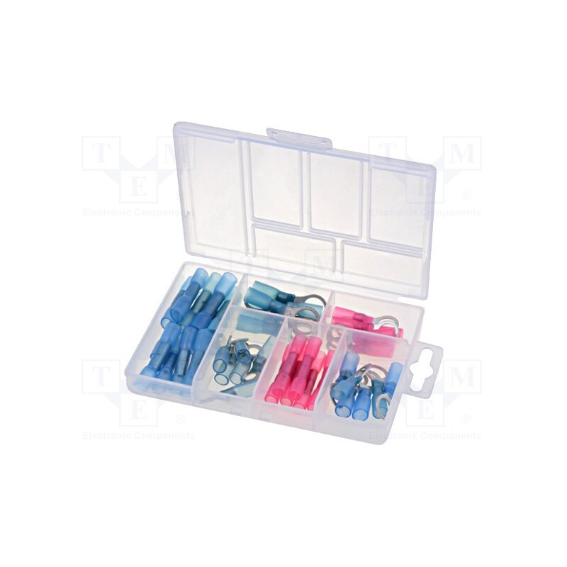 1 set x NINIGI - ST-ASS-42-HSCT - Kit: connectors, crimped, in heat-shrinkable insulation, 42pcs.
