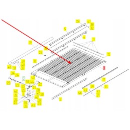 Kk101500167 bottom sieve 1170 x 1818 mm