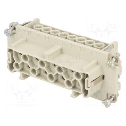 1 pcs x LAPP - 10195000 - Connector: HDC, contact insert, female, EPIC H-BE, PIN: 16, 16+PE