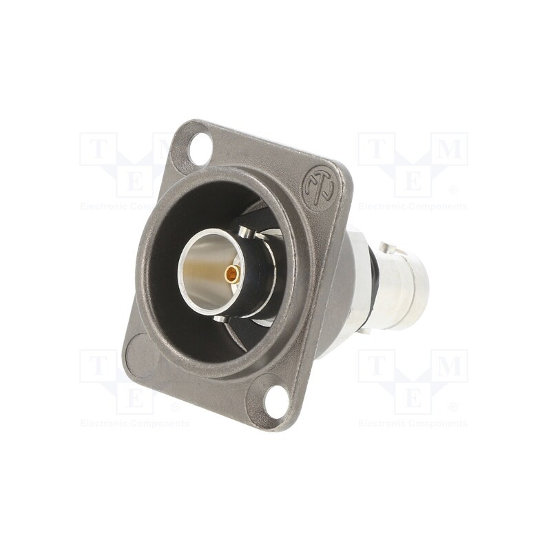 1 pcs x NEUTRIK - NBB75DFIX - ISOLATED UHD BNC CHASSIS CONNECTOR FEEDTHROUGH IN ANTRA