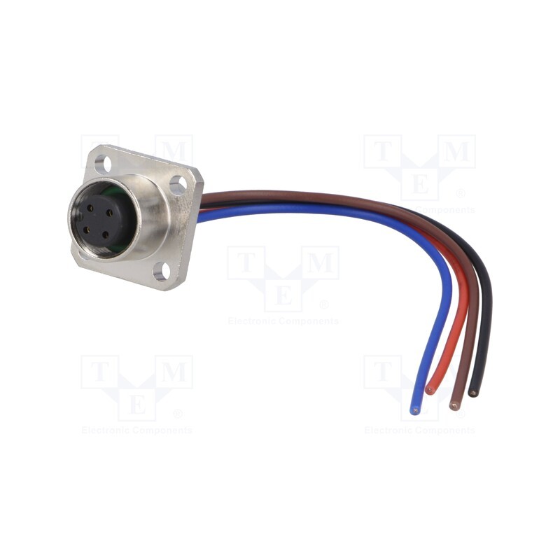 1 pcs x DEGSON ELECTRONICS - SD-M12A-04P-FF-SS8050-00A(H) - Socket, M12, PIN: 4, female, A code-DeviceNet / CANopen, IP67, 250V