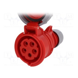 1 pcs x PCE - 01/06/2152 - Connector: AC supply 3-phase, socket, female, 16A, 400VAC, IP67