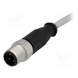 1 pcs x HARTING - 21348400484050 - Plug, M12, PIN: 4, male, A code-DeviceNet / CANopen, 5m, straight