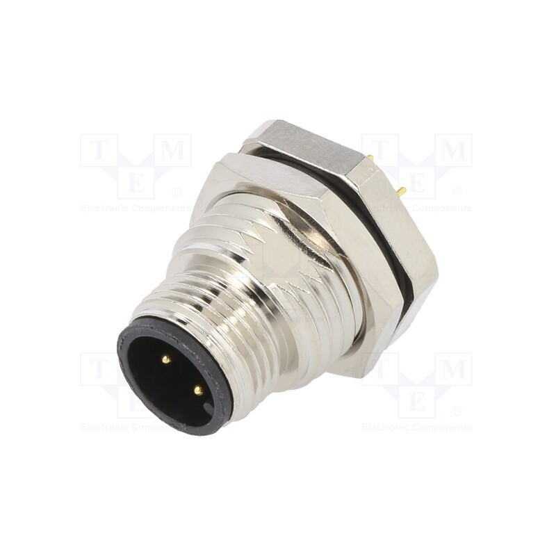 1 pcs x ATTEND - 216A-04MSF - Socket, M12, PIN: 4, male, A code-DeviceNet / CANopen, THT, IPX7