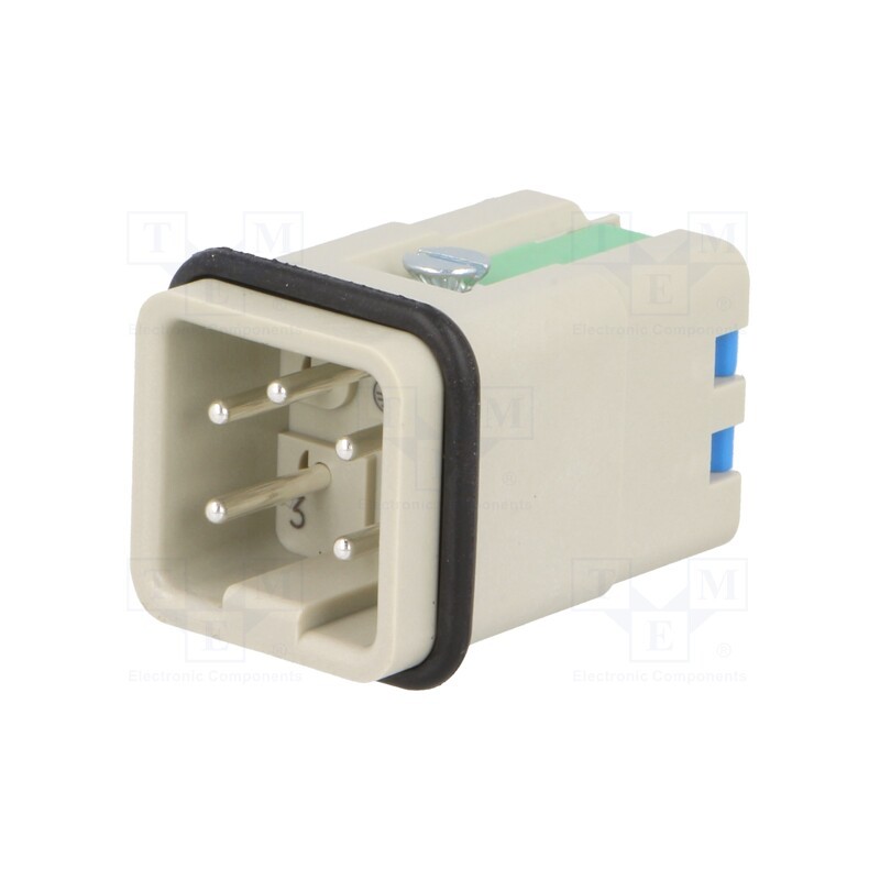1 pcs x HARTING - 9200042633 - Connector: HDC, contact insert, male, Han® A, PIN: 5, 4+PE, size 3A