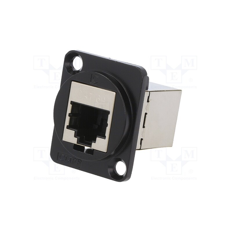 1 pcs x CLIFF - CP30225SMB - Coupler, FT, Cat: 6a, shielded, Layout: 8p8c, 19x24mm, Mat: metal