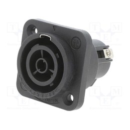 1 pcs x NEUTRIK - NAC3FPX-ST-TOP - APPLIANCE OUTLET CONNECTOR SCREW TERMINALS