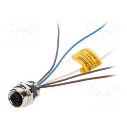 1 pcs x MOLEX - 120011-0033 - Socket, M12, PIN: 5, female, A code-DeviceNet / CANopen, cables