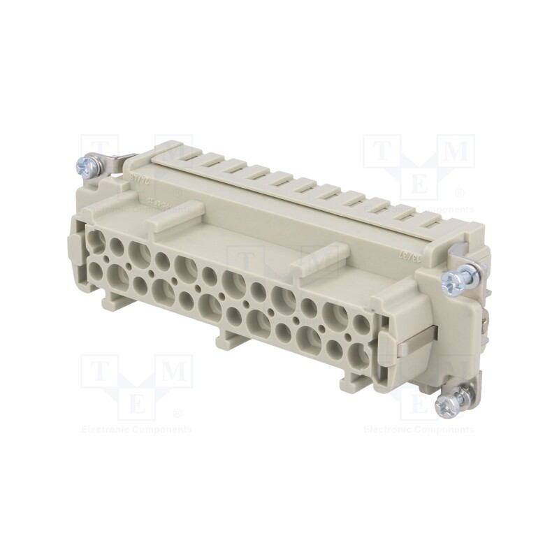 1 pcs x HARTING - 9330242702 - Connector: HDC, contact insert, female, Han E®, PIN: 24, 24+PE, 16A