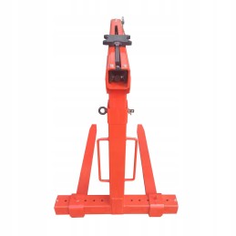 Hydraulic fork suspension, leveled extension