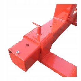 Hydraulic fork suspension, leveled extension