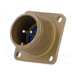 1 pcs x AMPHENOL - 97-3102A-14S-9P - Connector: circular, size 14S, 97, aluminium alloy, olive, socket