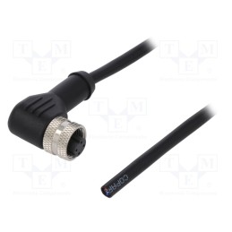 1 pcs x DEGSON ELECTRONICS - PM-M12D-04P-FF-SR7A01-00B(H) - Plug, M12, PIN: 4, female, D code-Ethernet, IP65,IP67, 250V, 4A, 1m