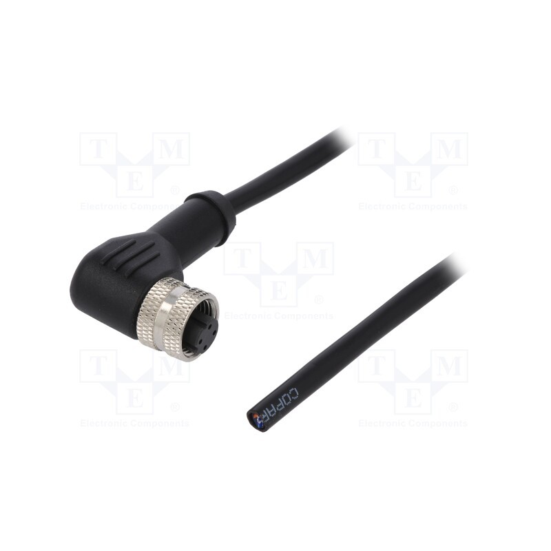 1 pcs x DEGSON ELECTRONICS - PM-M12D-04P-FF-SR7A01-00B(H) - Plug, M12, PIN: 4, female, D code-Ethernet, IP65,IP67, 250V, 4A, 1m