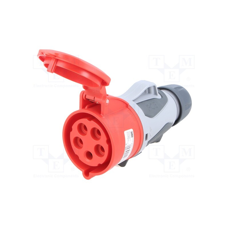 1 pcs x PCE - 2253-6TT - Connector: AC supply 3-phase, socket, female, 32A, 400VAC, IP44