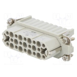 1 pcs x TE Connectivity - HD-025-F - Connector: HDC, female, HD, PIN: 25, 25+PE, size 5, w/o contacts, 10A