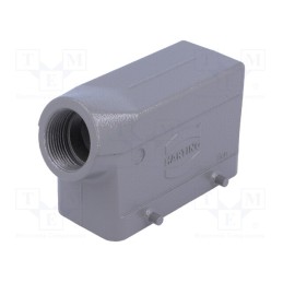 1 pcs x HARTING - 9300161520 - Enclosure: for Han connectors, Han, size 16B, for cable, angled