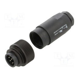 1 pcs x BINDER - 99 4225 14 07 - Connector: circular, 692,693,RD24, 250V, PIN: 7, plug, male, 10A