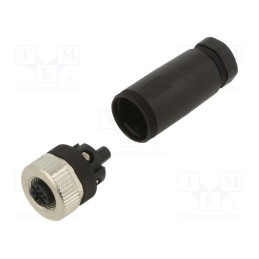 1 pcs x PHOENIX CONTACT - 1681486 - Plug, M12, PIN: 5, female, A code-DeviceNet / CANopen, for cable