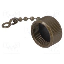 1 pcs x AMPHENOL - 97-60-10 - Protection cover, size 10S,size 10SL, 97, aluminium alloy, olive