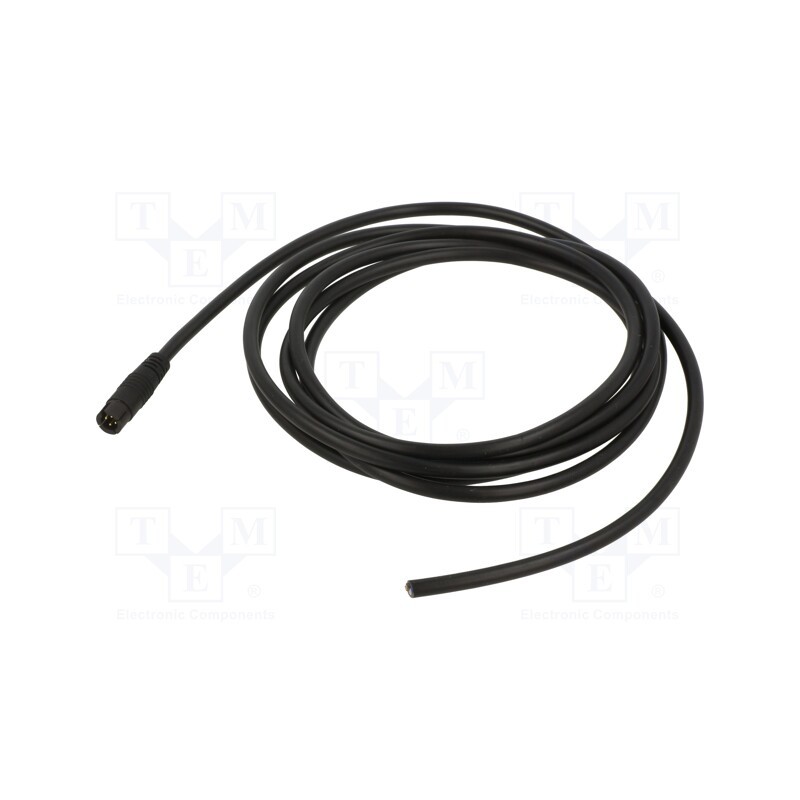 1 pcs x BINDER - 79 9003 12 04 - Connector: circular, 709, 60V, PIN: 4, plug, male, cables, 3A, IP40