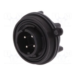 1 pcs x BULGIN - PX0747/P - Connector: circular, socket, male, PIN: 4, Standard Buccaneer®