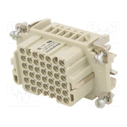 1 pcs x AMPHENOL - C14610B0420009 - Connector: HDC, contact insert, female, C146,heavy|mate DD, 42+PE