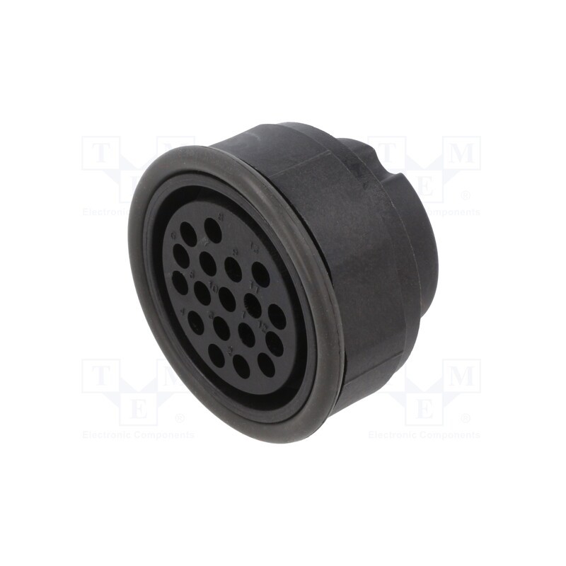 1 pcs x HARTING - 9580133101 - Connector: circular, female, UIC558, PIN: 13, for cable, crimped