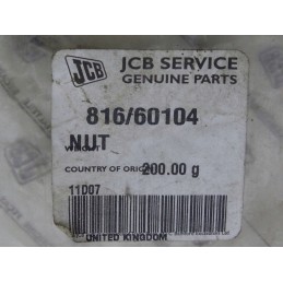 Jcb fuel line nut 5 pcs 816 60104
