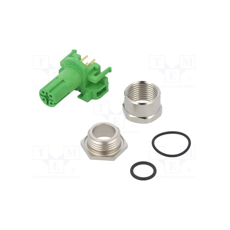 1 pcs x TELEGu00c4RTNER - J80120A0220 - Socket, M12, PIN: 4, female, D code-Ethernet, for panel mounting