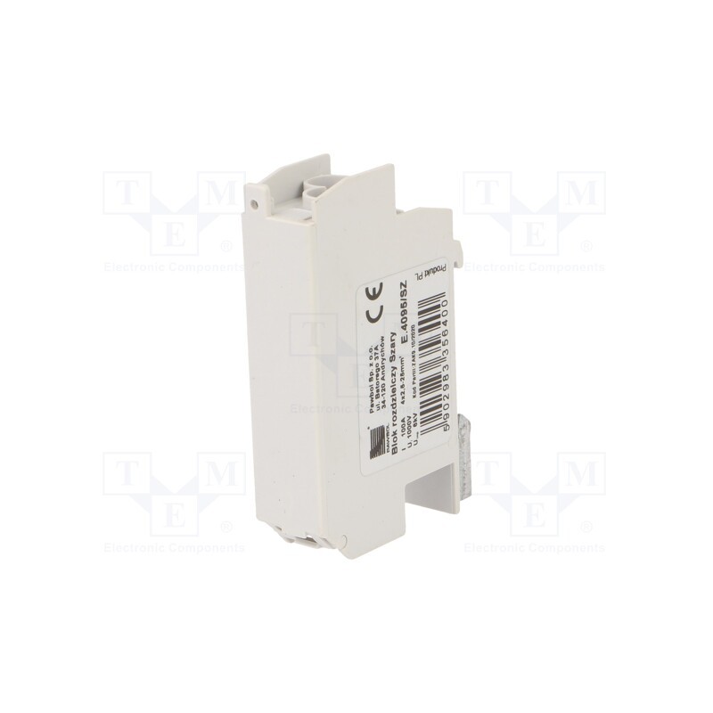 1 pcs x PAWBOL - E.4095/SZ - Splice terminal: distribution block, ways: 1, terminals: 8, grey